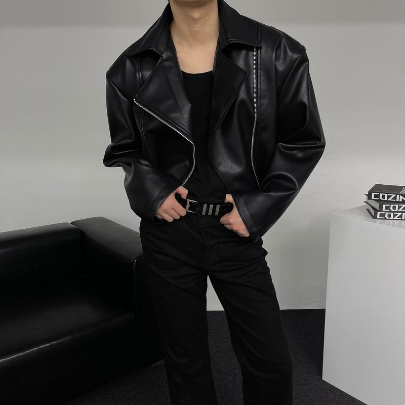 COZINESS（コジネス）の「90's Youth Crop Leather Rider Jacket（Jackets/Outerwear）」