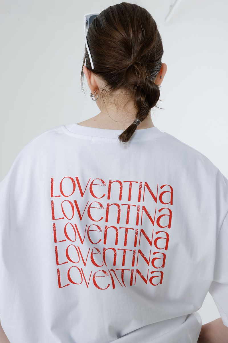 MULTI PRINTING T-SHIRT LIZE_WHITE