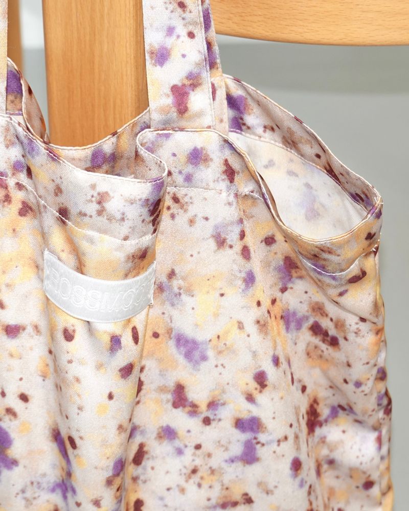 Water color tote bag_purple