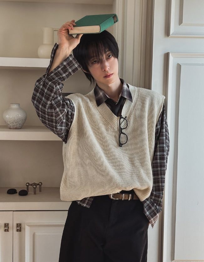 2PLAN（ツープラン）の「Lubeir Wool Knit Vest（Tops）」