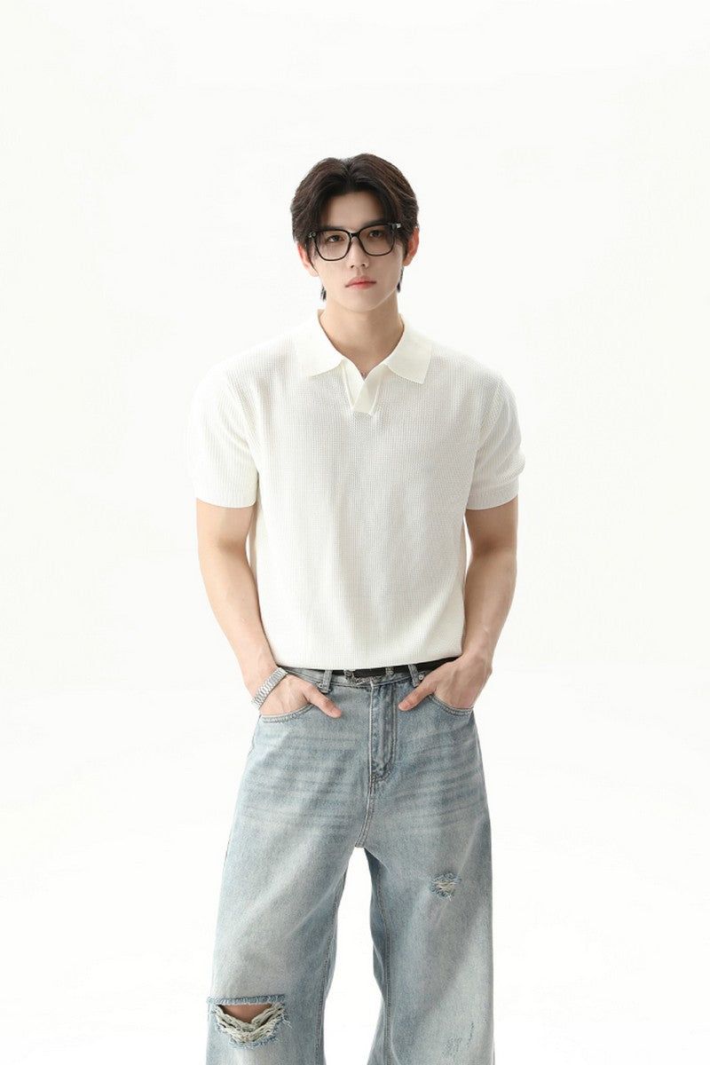 TURNTIDE（ ターンタイド）の「Minimalist Polo Short Sleeve Tee（Tops）」