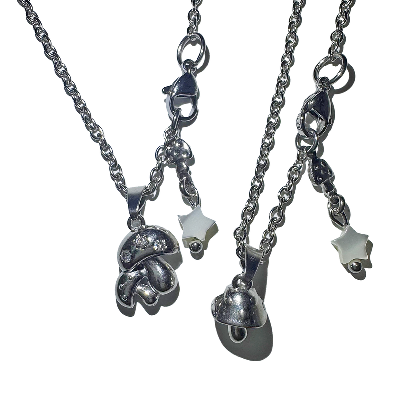 3amgang（スリーエイエムギャング）の「スターマッシュルームネックレス (2type)（アクセサリー）」