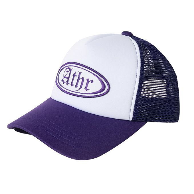 PURPLE ATHR TRUCKER CAP