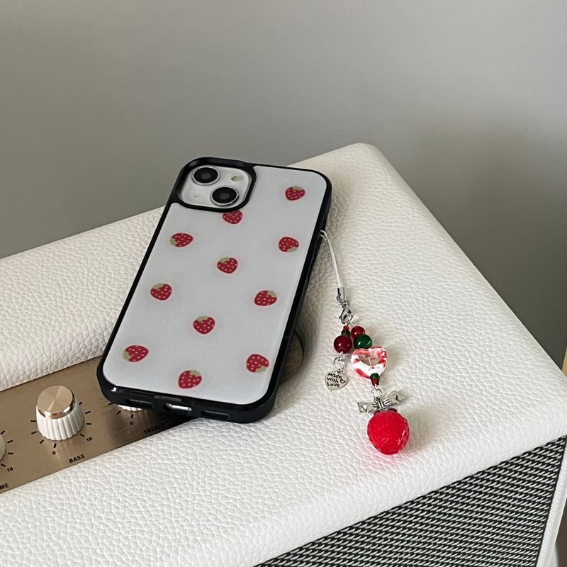 [MADE] strawberry pattern [epoxy bumper case]