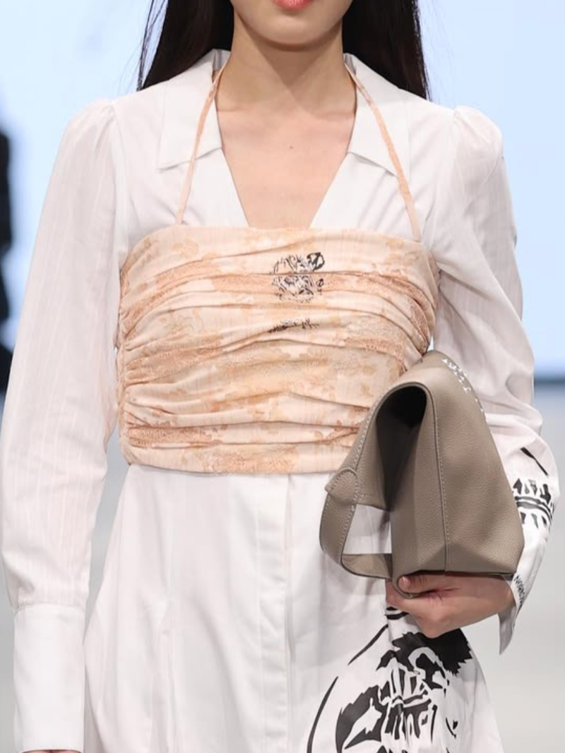Printed Face Shirt Dress