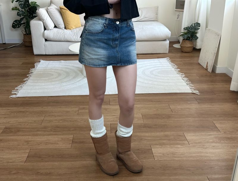 furbaby（ファーベイビー）の「vintage denim skirt（Skirts）」