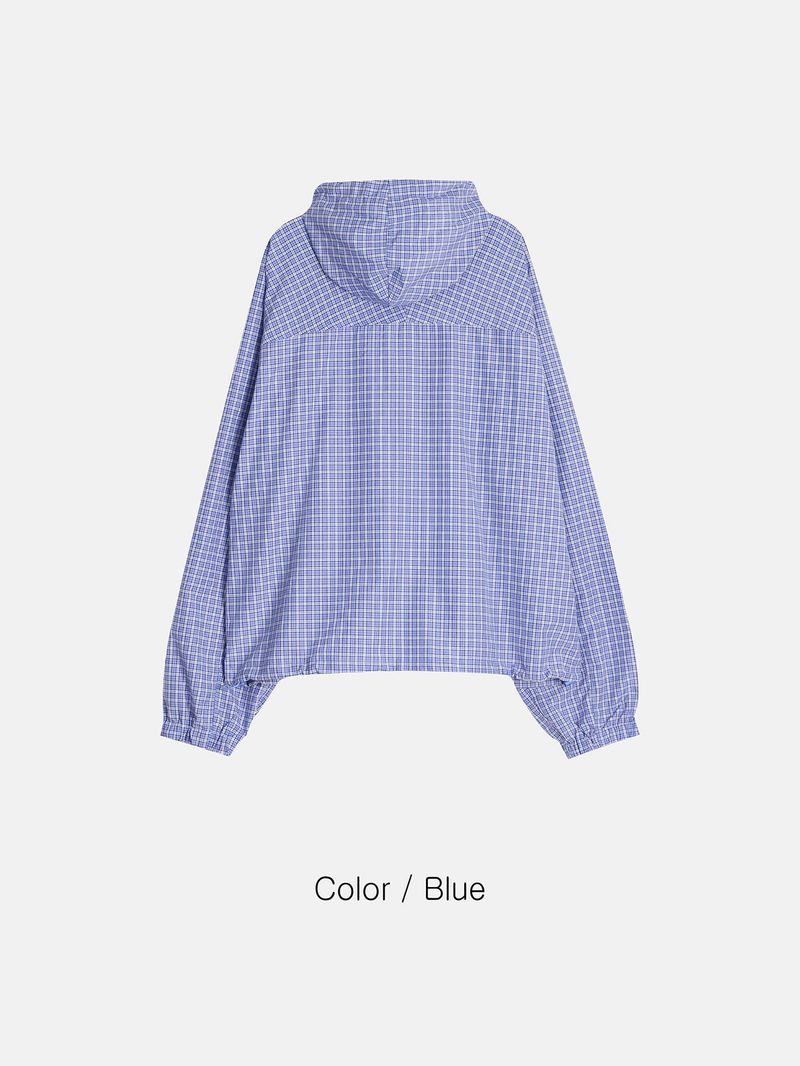 Vera Checked Windbreaker (2color)