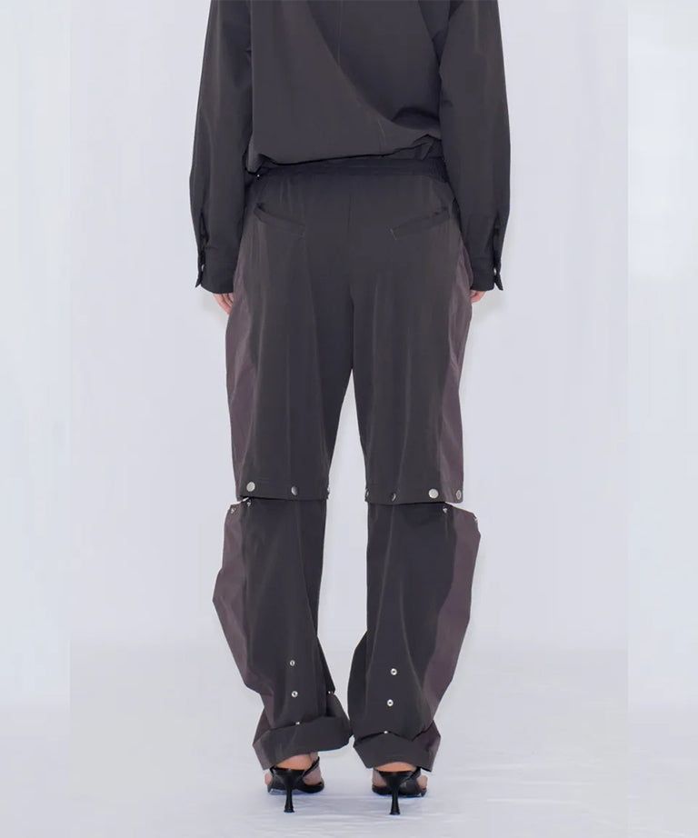 2WAY DEFORMED TRACK PANTS