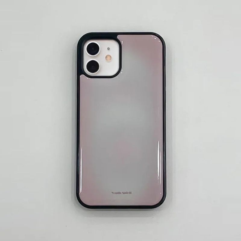 Fog Pink Gradient Epoxy Bumper Case