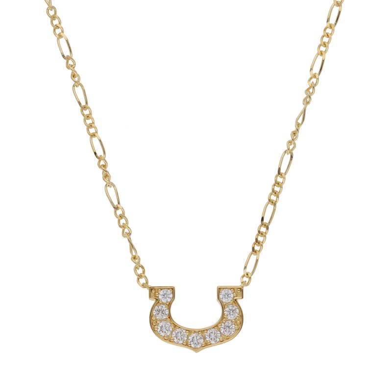 H'S SHOE CUBIC NECKLACE - L