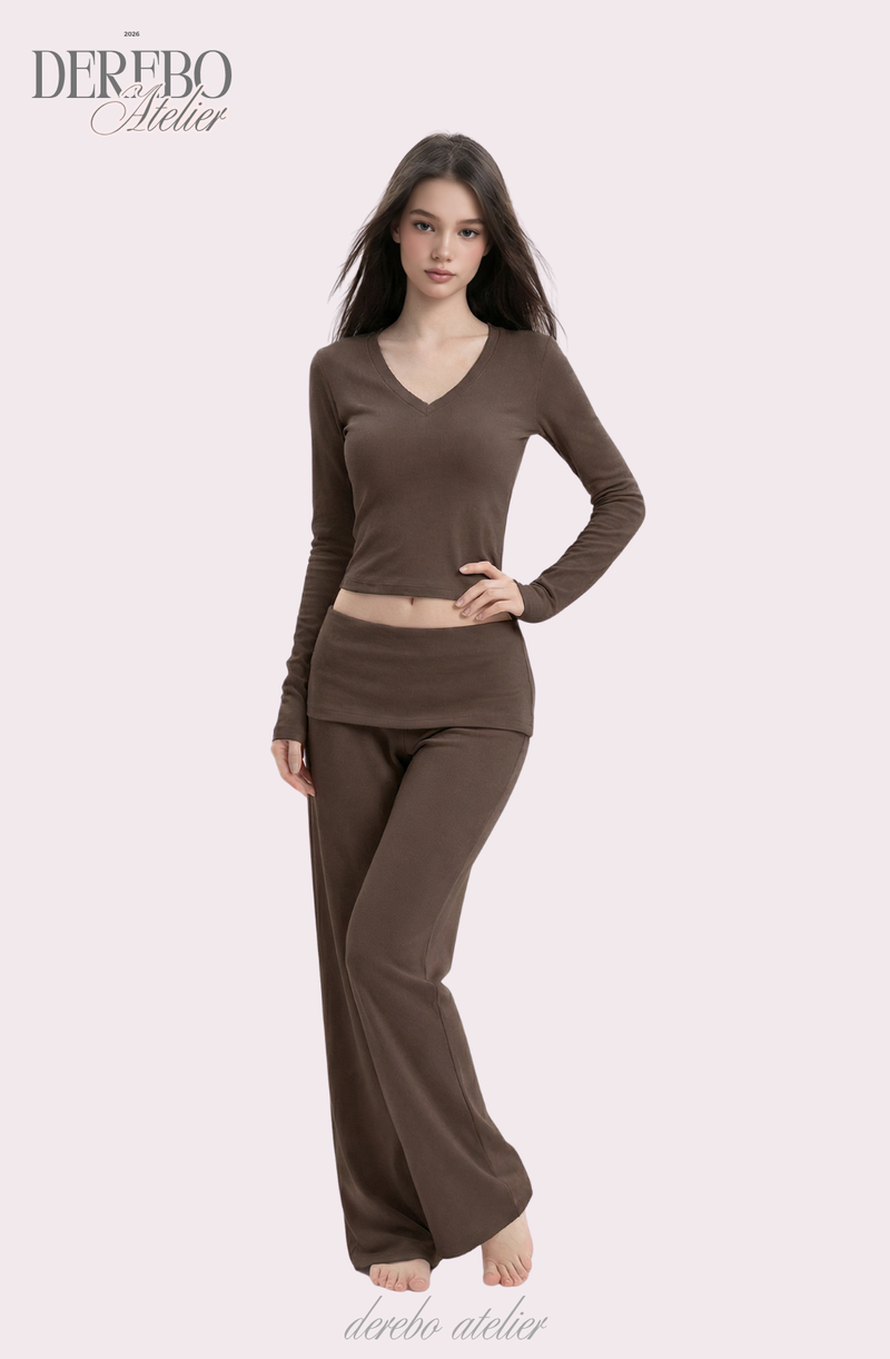 Mully Pink V-Neck Training Set-up (pants)