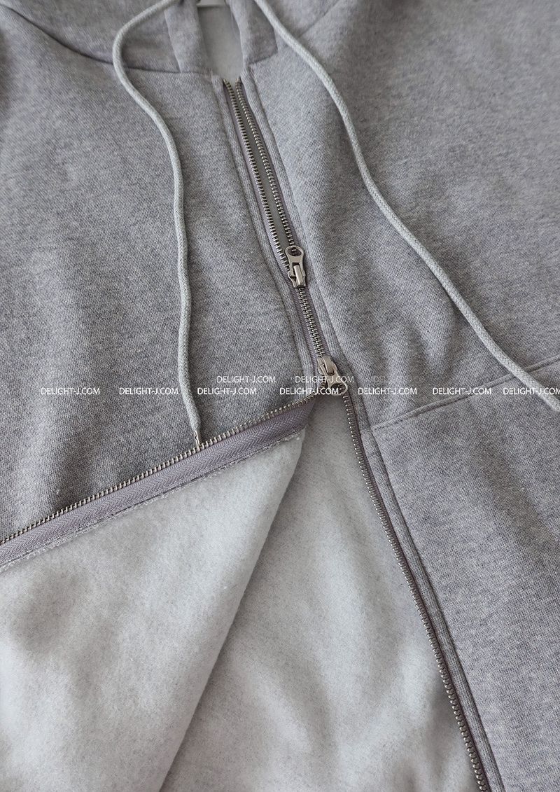 Napping Two-Way Daily Hooded Zip-Up