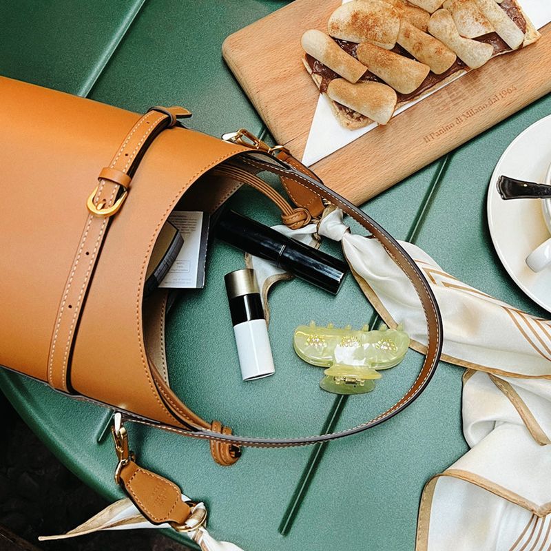 JANE FULL GRAIN Tan & Straplink