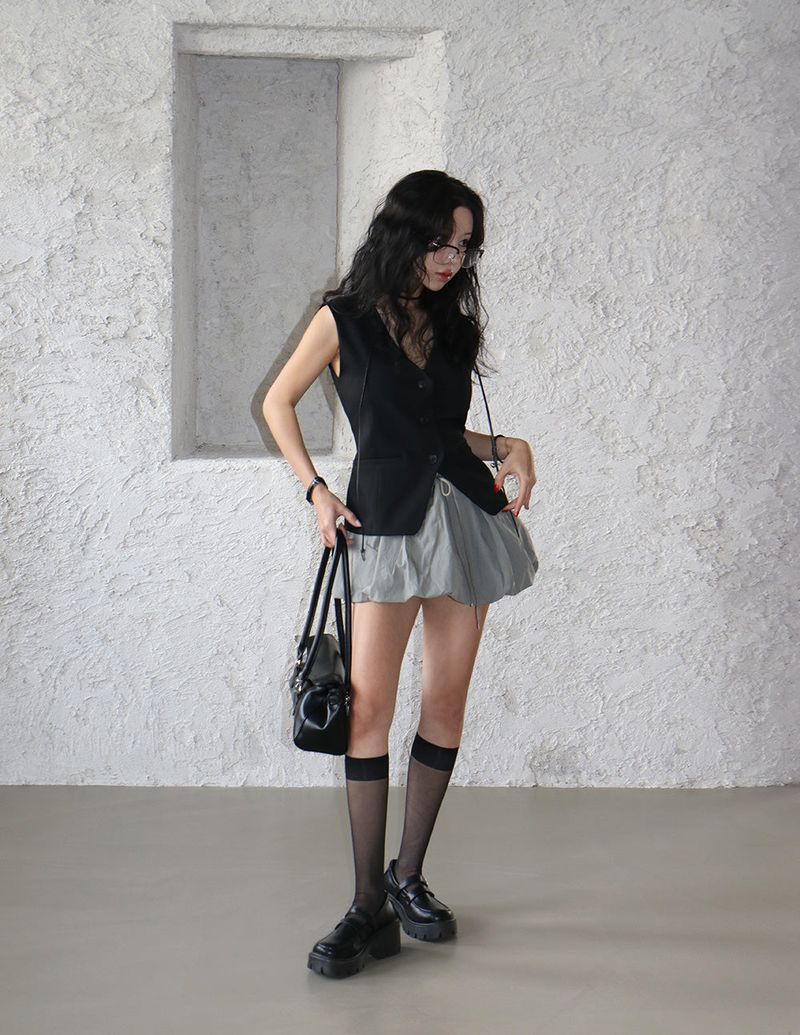see-through stockings knee socks
