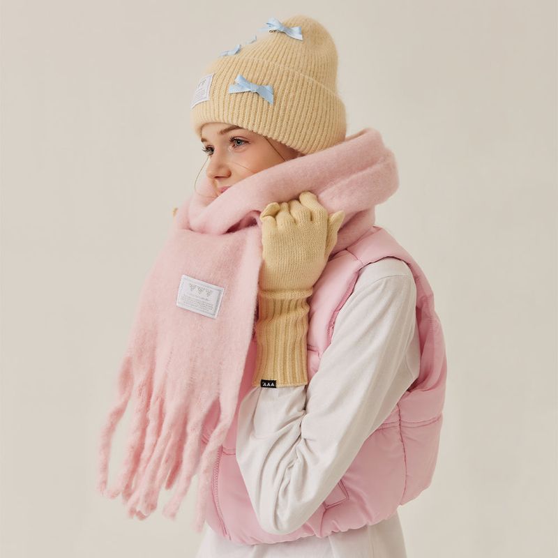Baisc Big Muffler _ Pink