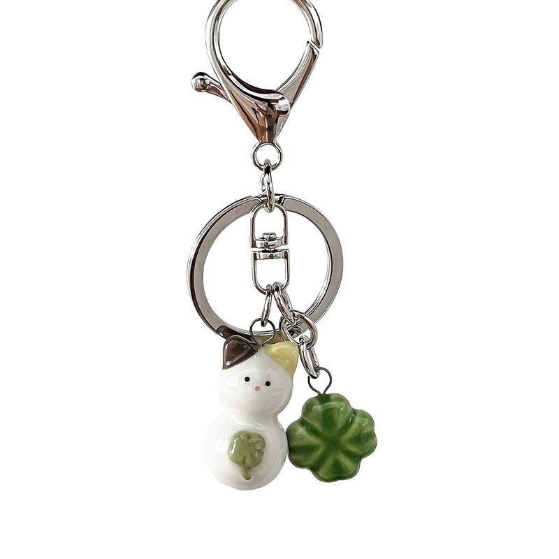 flo.d.studio（フロドットスタジオ）の「[MADE] LUCKY A THREE COLORED CAT KEYRING（アクセサリー）」