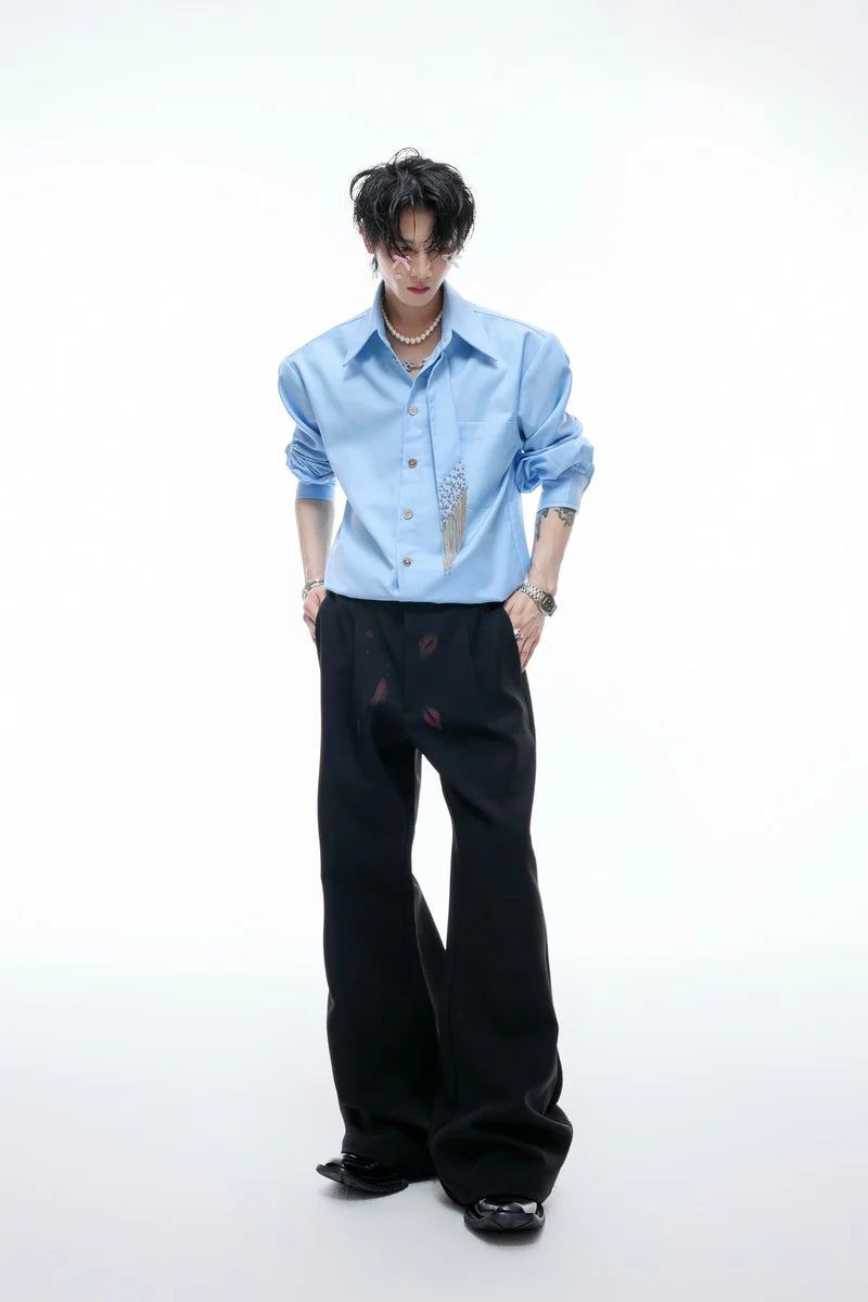Structured Tie Detail Shirt