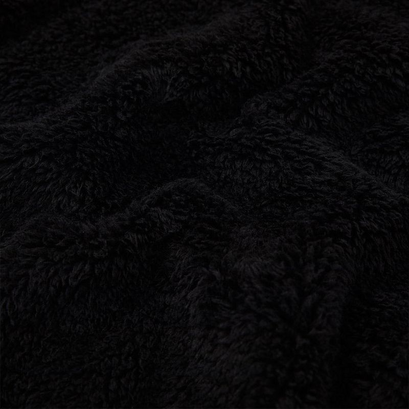 Zero Bear Crop zip-up [BLACK]
