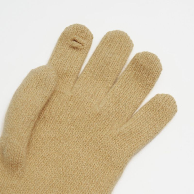 Cashmere Blend Touch Gloves_Yellow