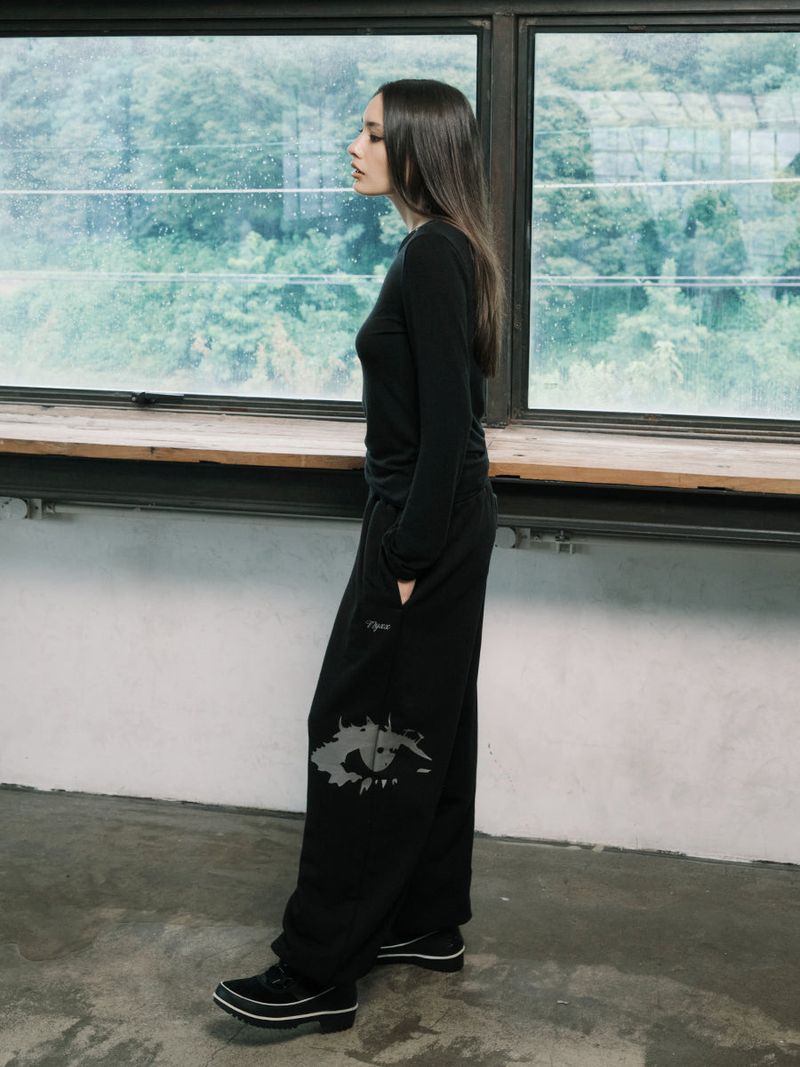 EYE SWEAT PANTS (BLACK)
