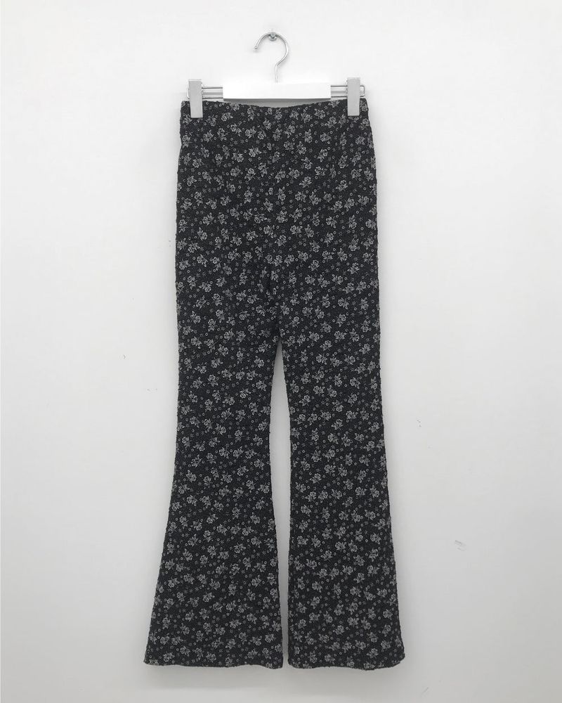 Redin Flora Bootcut Pants (2color)