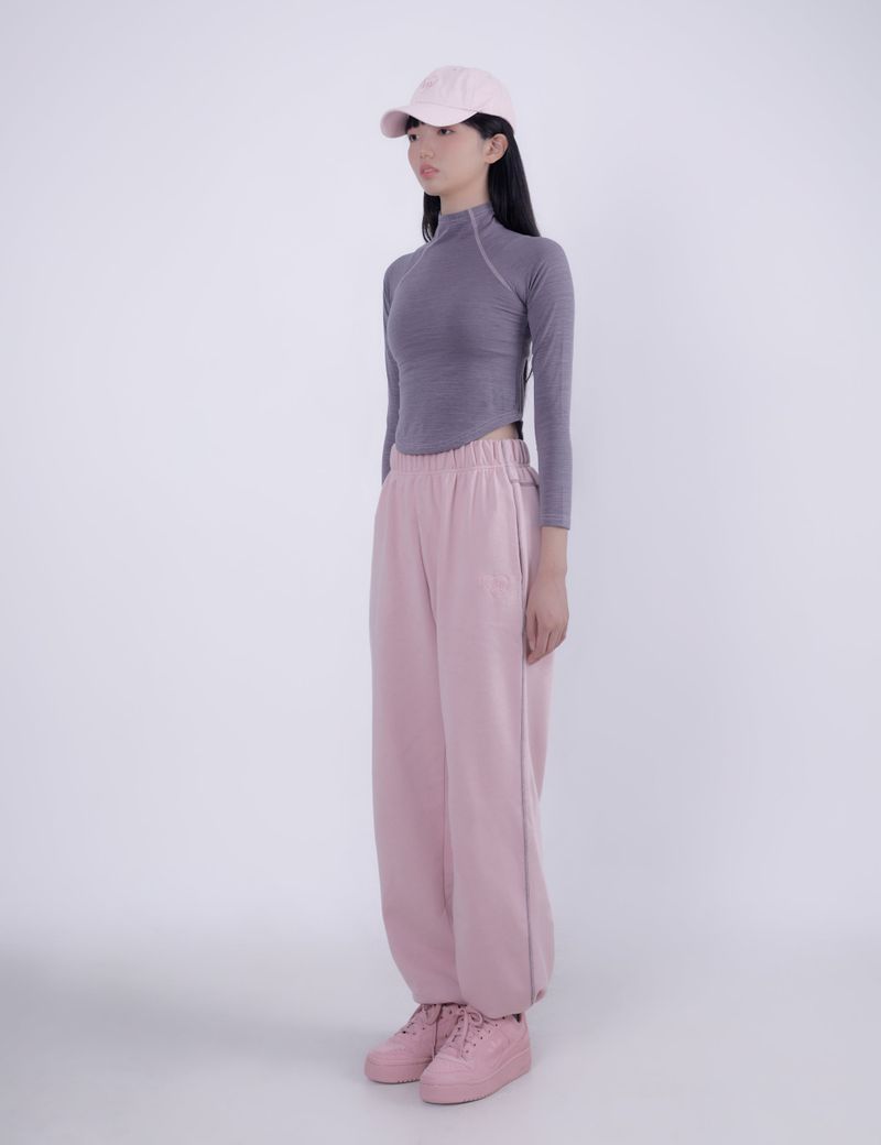 STITCHES TRACK PANTS (PINK)