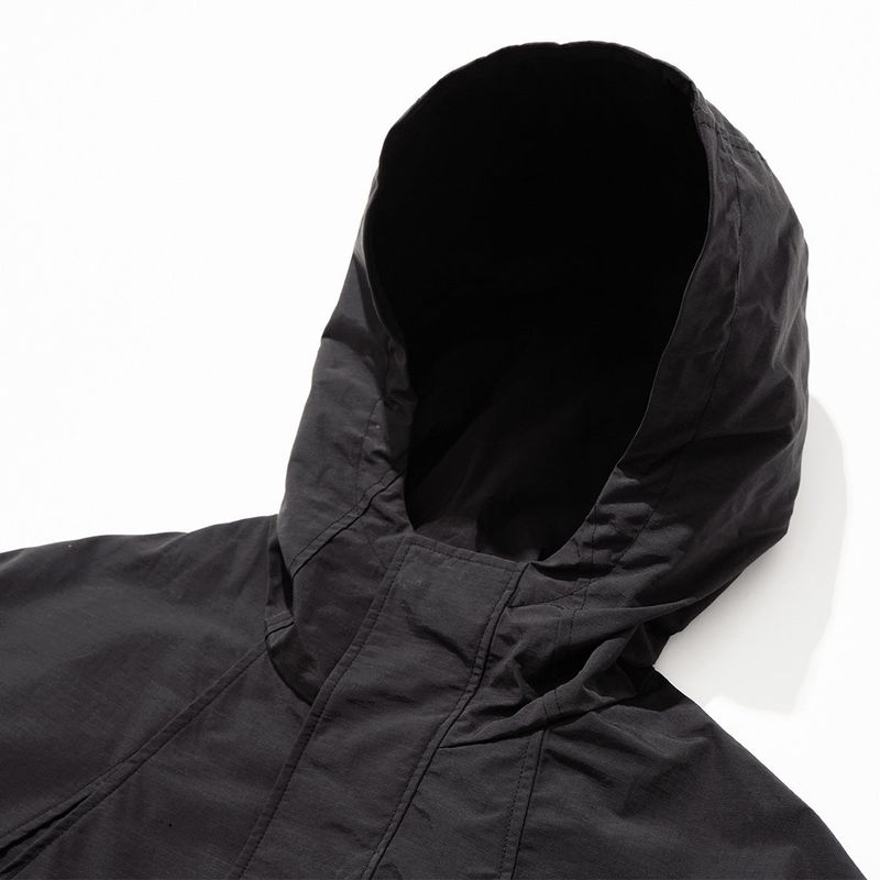 Nylon RIB Flash Line Jacket - BLACK