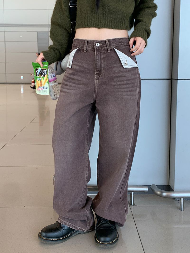 RETRO POCKET POINT JEANS (3C)