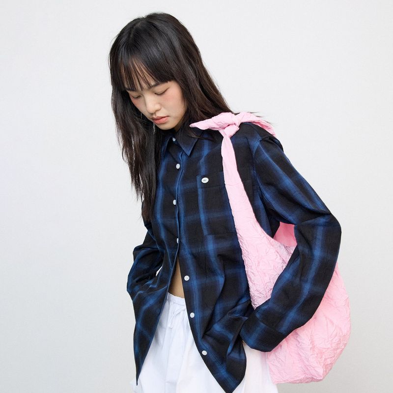 Wrinkle bag_pink