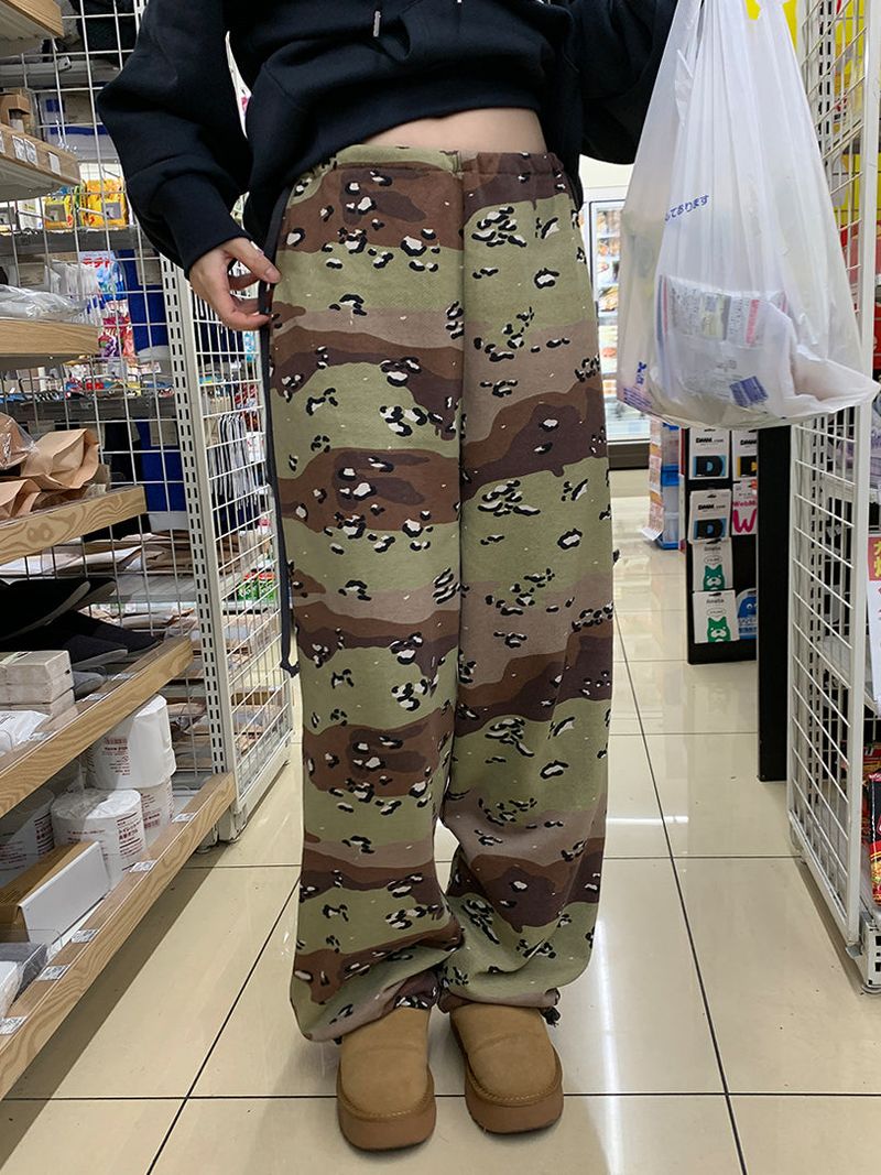 CAMOUFLAGE STRING PANTS (2C)