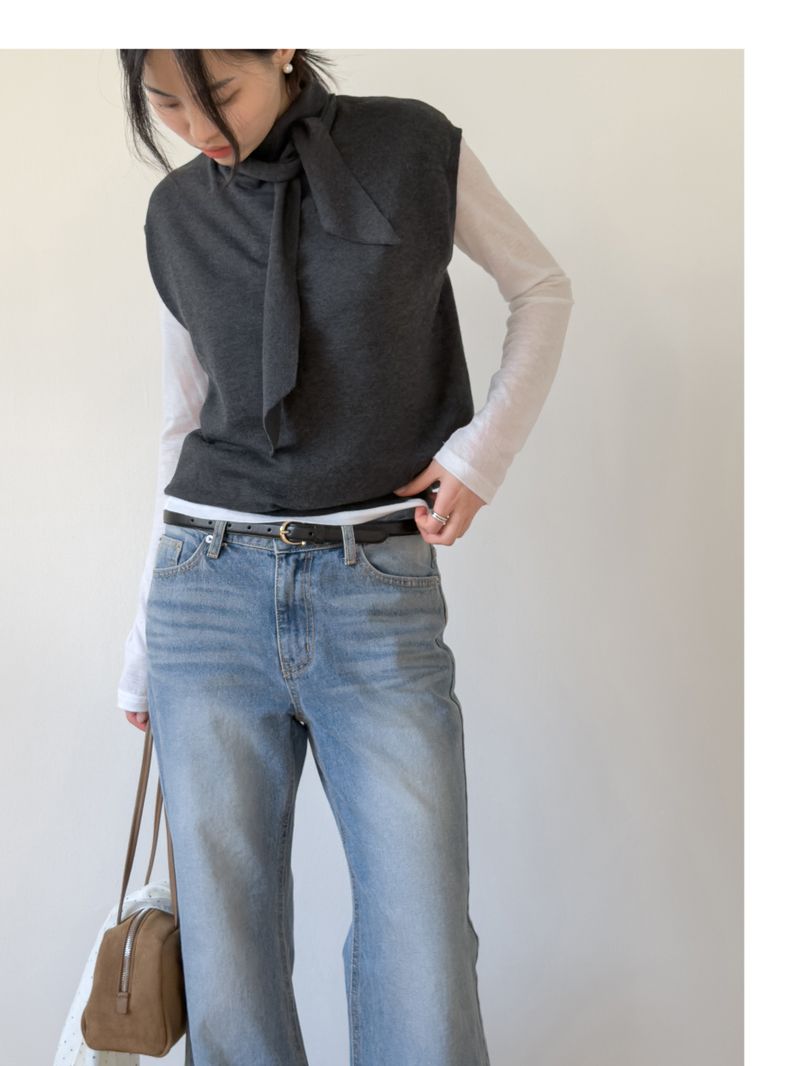 Ross Brush Semi-bootcut Denim Pants