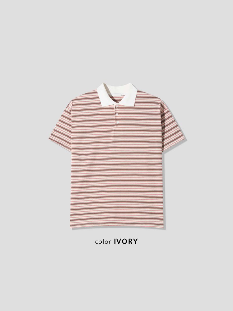 Cloud Cropped Striped Top