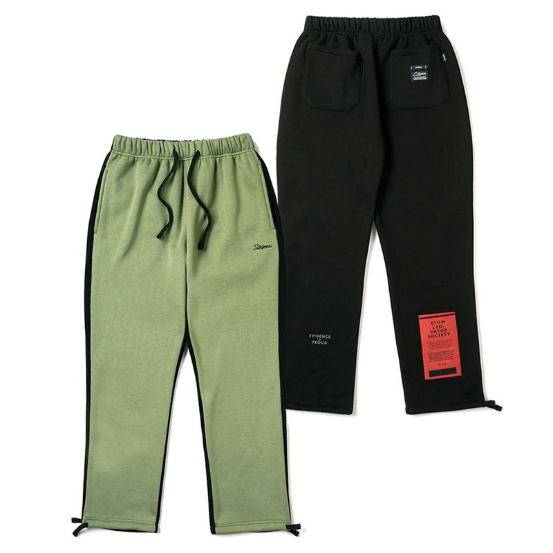 STIGMA（スティグマ）の「HALF COLOR HEAVY SWEAT JOGGER PANTS KHAKI BLACK（Pants）」