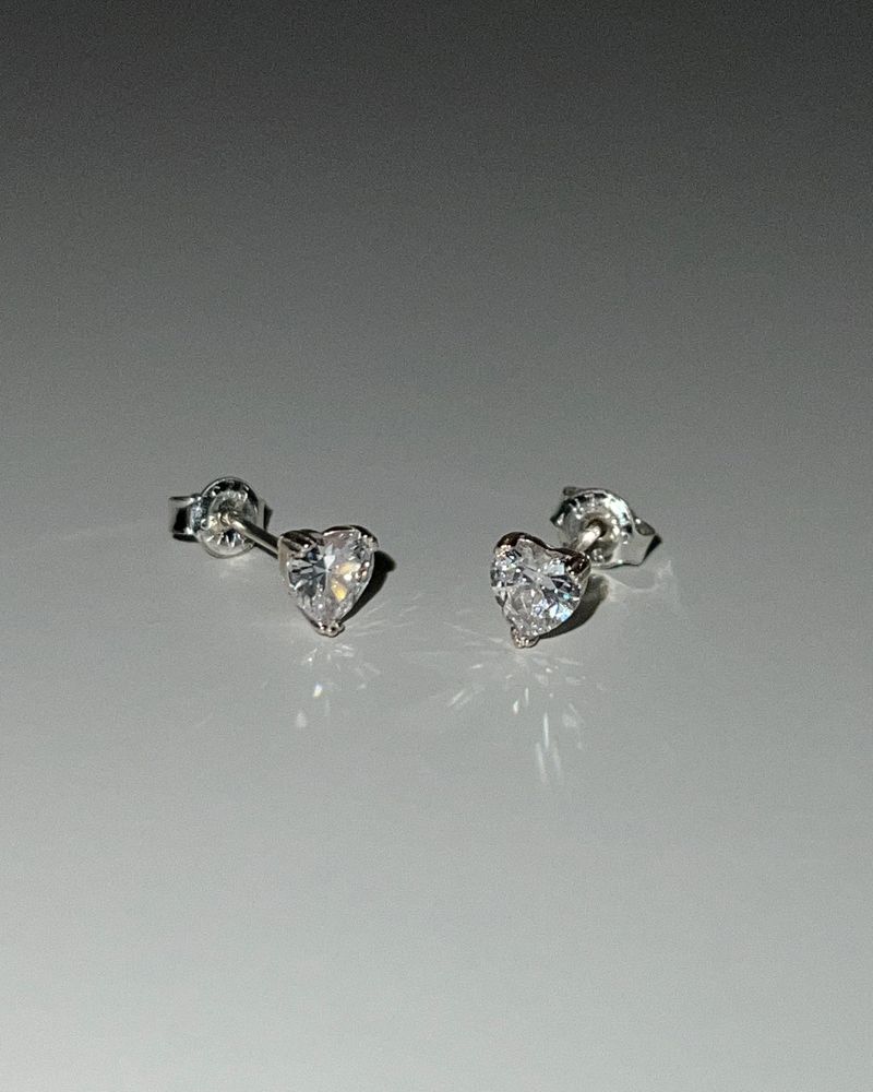 Bijou cubic earring (silver)