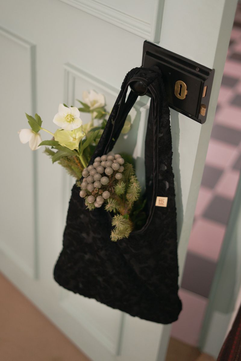 lace bag_black
