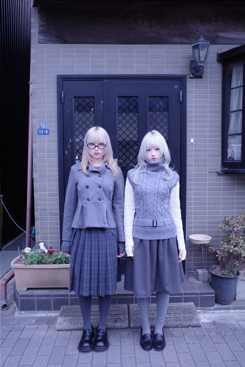 Belted Cable Half Knit Vest (2color)