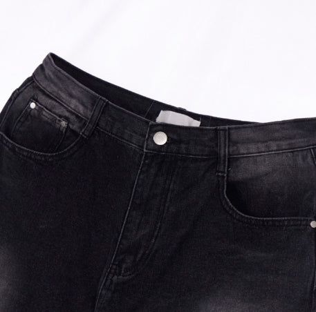 Pio Damaged Washed Denim Pants