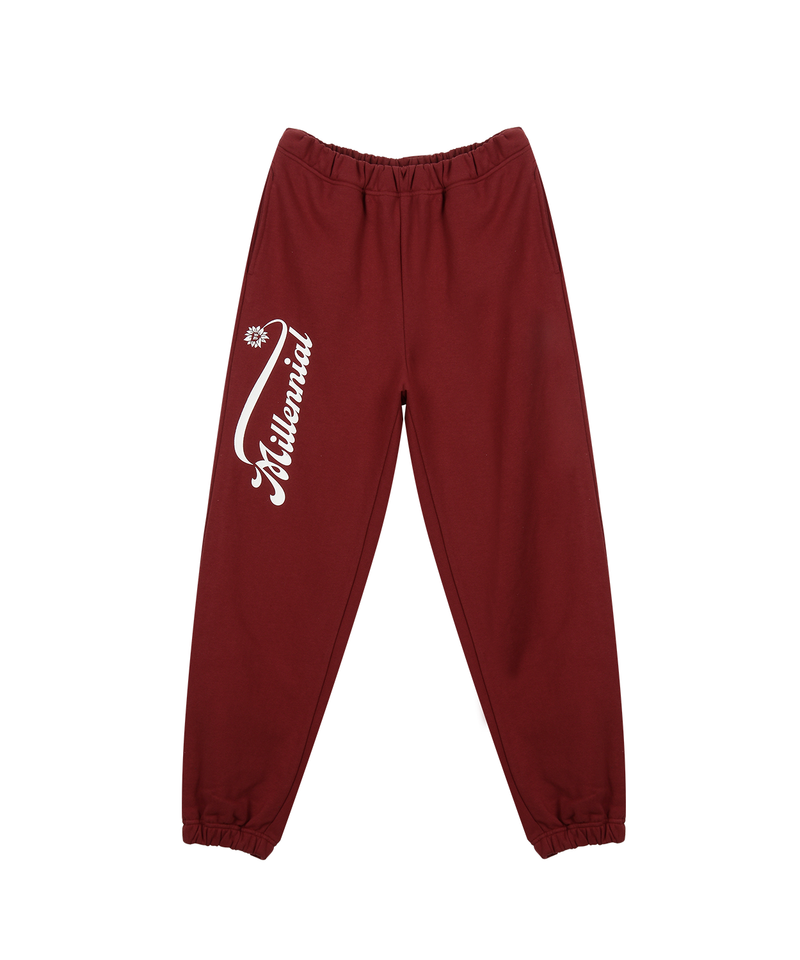 ITZAVIBE（イッザバイブ）の「MILLENNIAL FLOWER JOGGER PANTS - RED（Pants）」