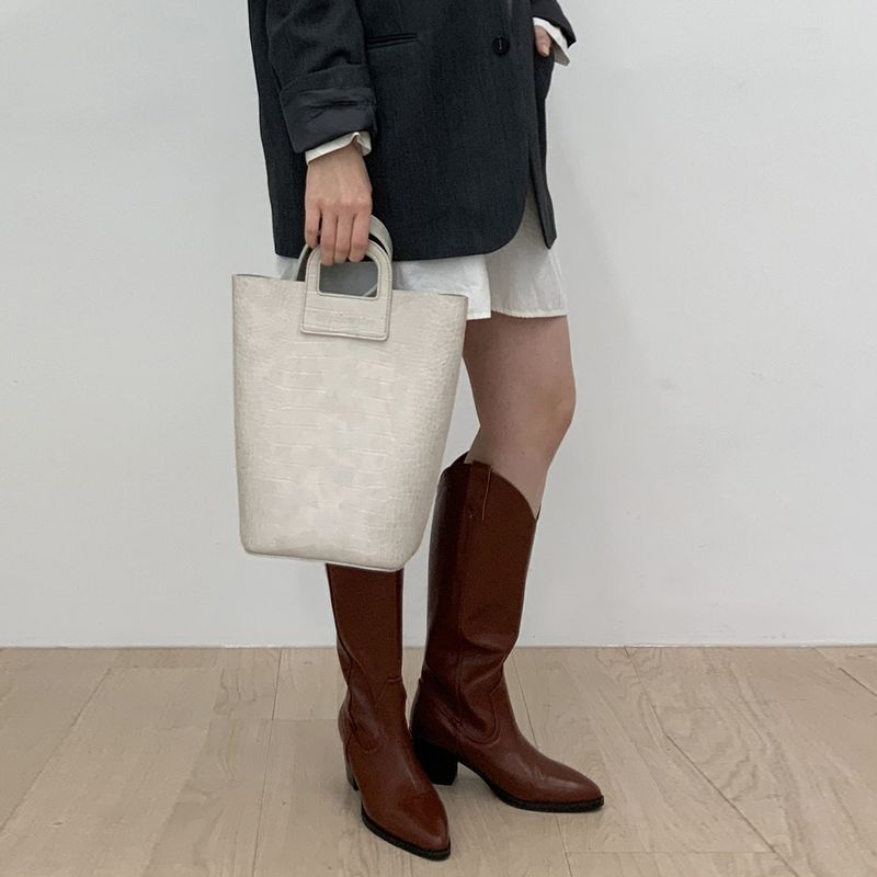 love slow stay(ラブ スロー ステイ)の「single bucket bag-grey(Bags)」