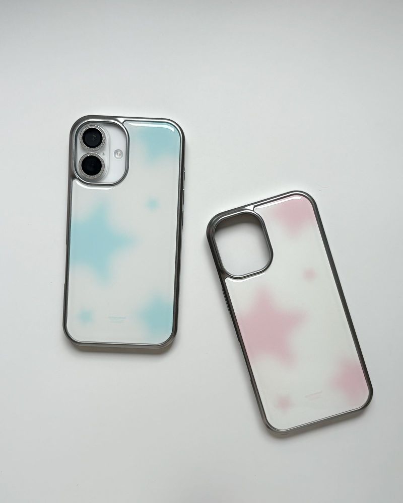 【MADE】 blur star epoxy case (blue)