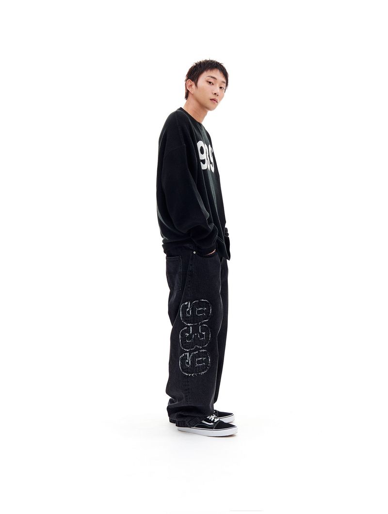 939 LOGO KNIT (BLACK)