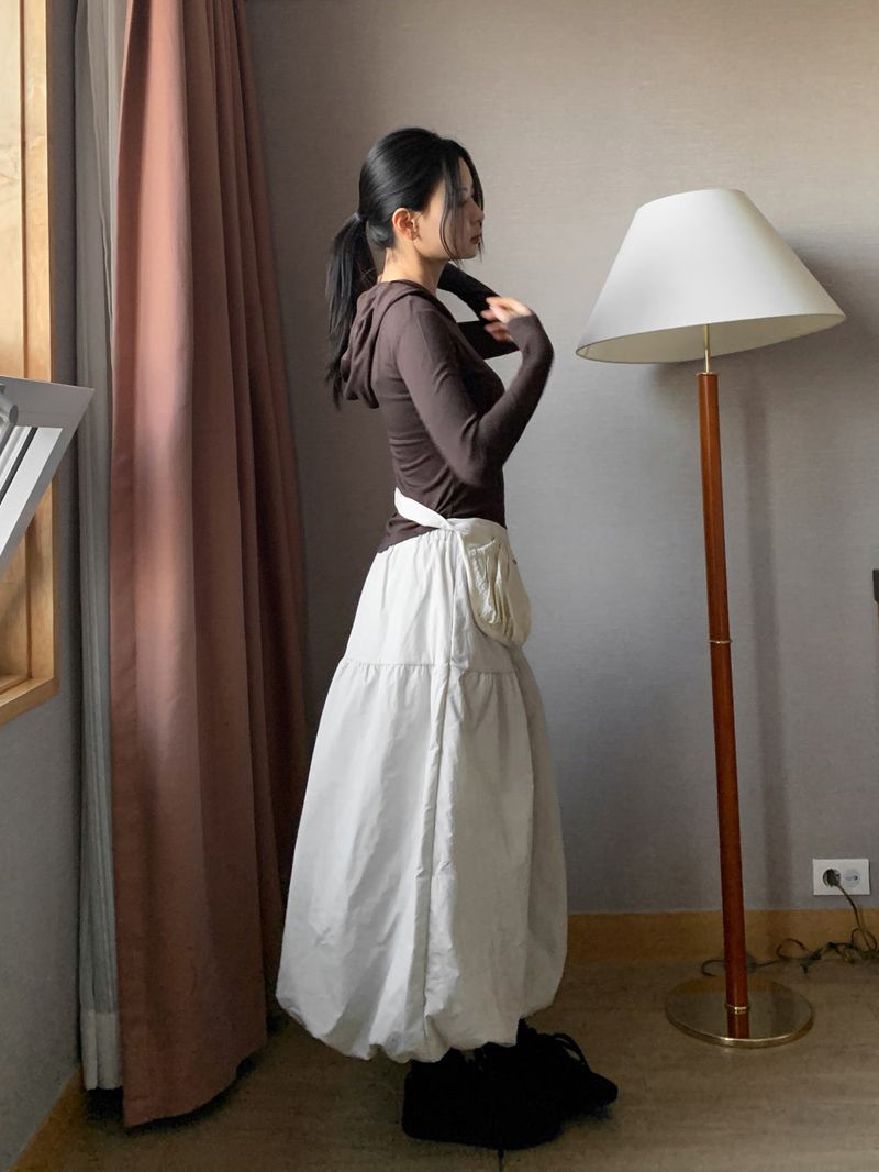  BALLOON PADDED SKIRT