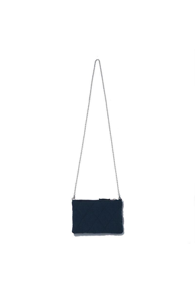 Quilting 2Way Mini Pouch_Navy