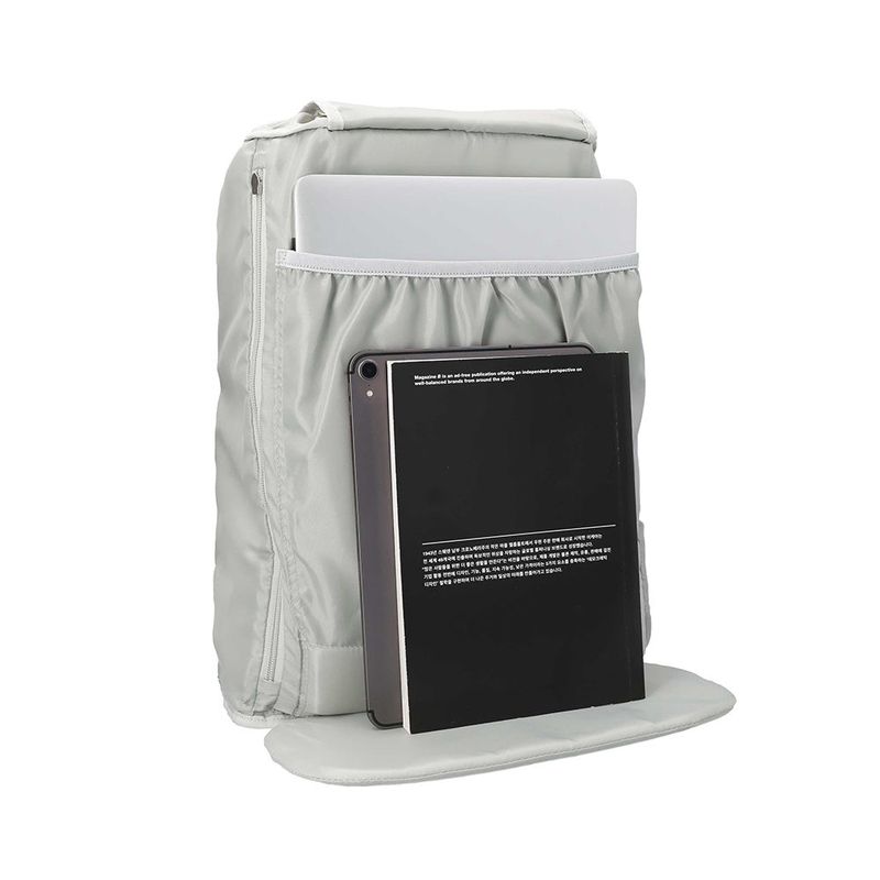 FLAP STRING BACKPACK / GRAY