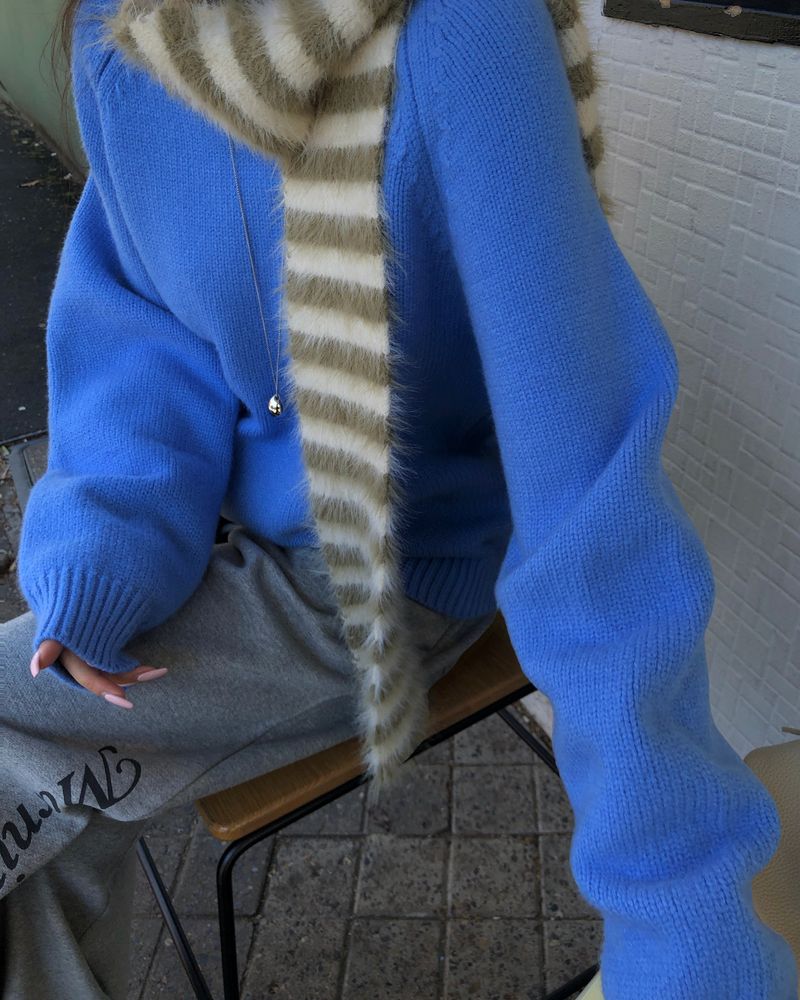 [ORIGINAL] Derr V-Neck Loose-Fit Knit
