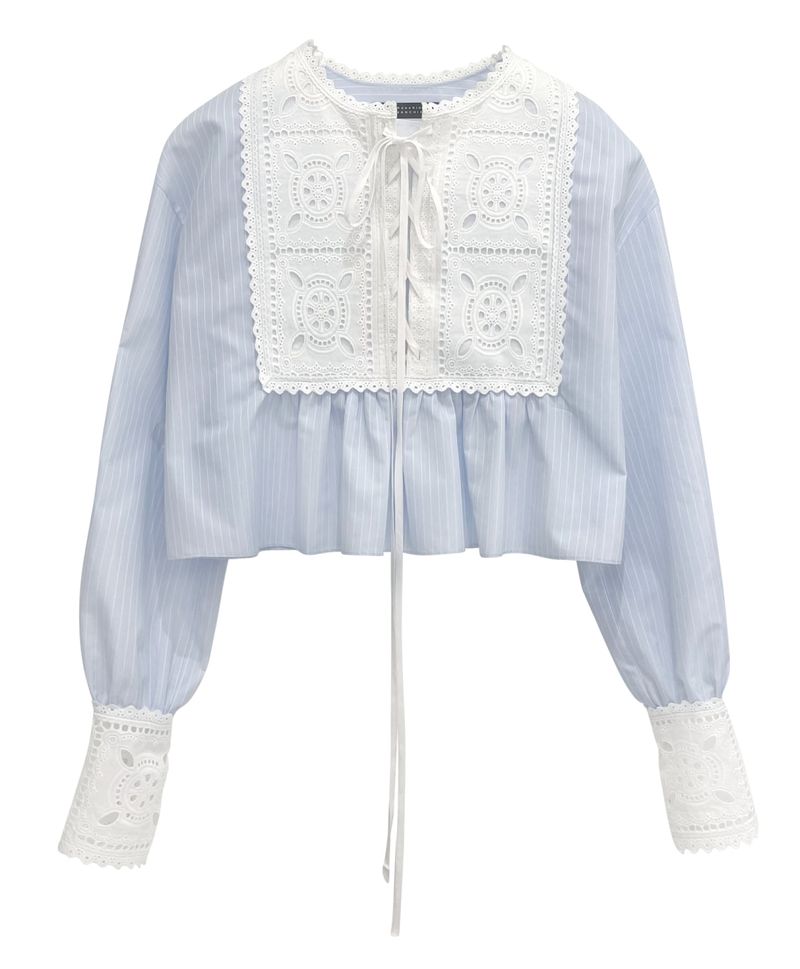 Cotton lace shirt