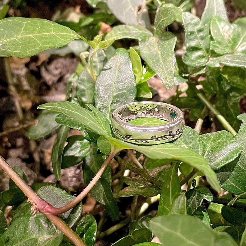 Forest fairy silver Ring