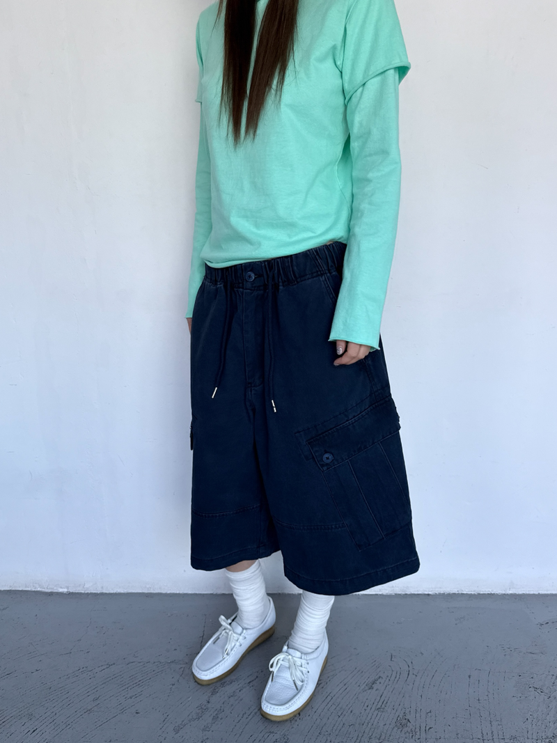 cut out layered hood T
