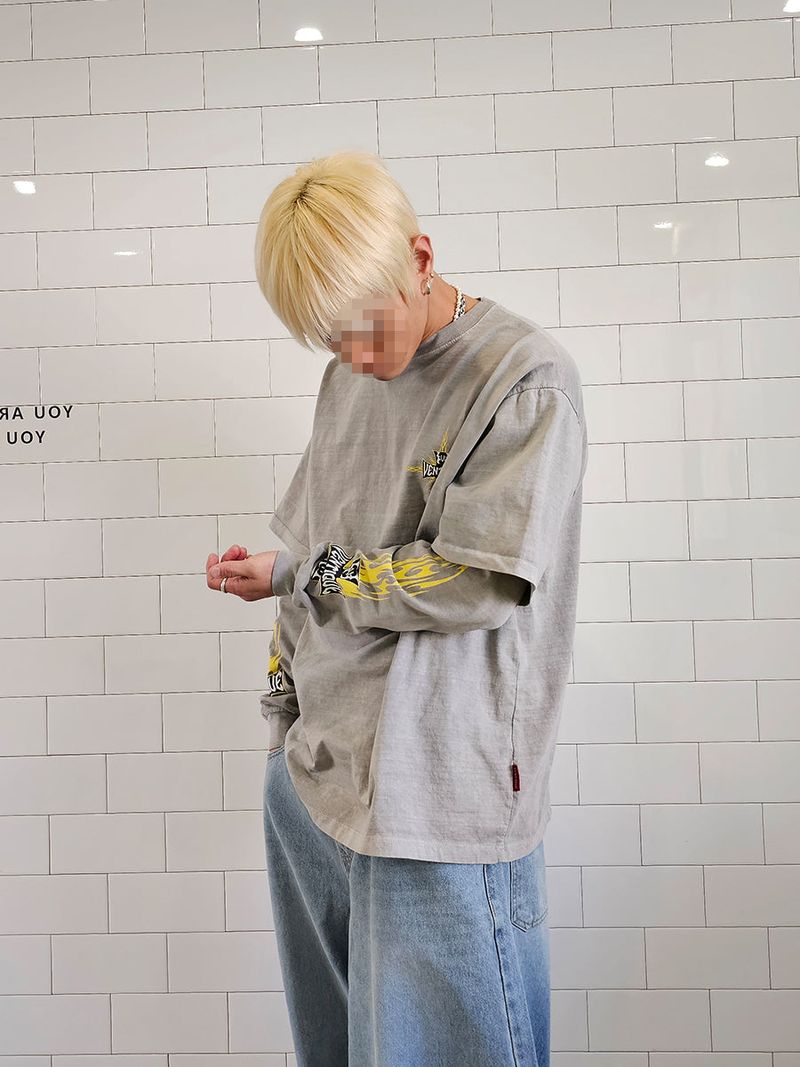 VENTIQUE（ベンティーク）の「VENTIQUE Pigment Layered Flame Long Sleeve 2color（Tops）」