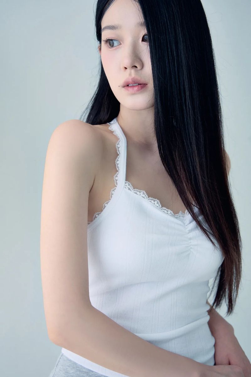 Luna halter top (White)